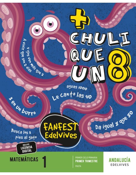 MATEMATICAS 1ºPRIMARIA PAUTA TRIMESTRAL FANFEST ANDALUCIA 2023